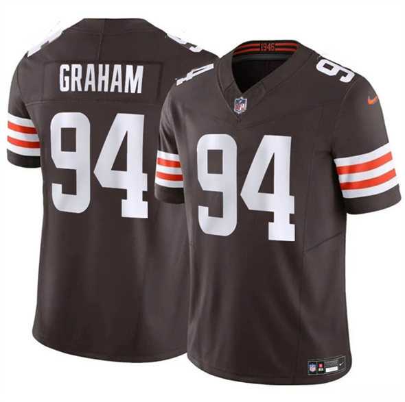 Men & Women & Youth Cleveland Browns #94 Mason Graham 2025 Draft F.U.S.E. Vapor Limited Stitched Jersey->cleveland browns->NFL Jersey